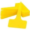 BAICCCF 100 étiquettes De Plantes Noires En Plastique Imperméables De Type T étiquettes De Pépinière Or -Accessoire de culture Soldes Boutique 60740685 1