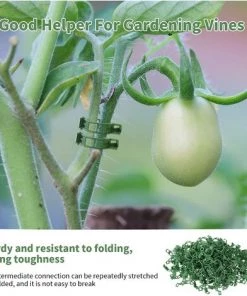 BAICCCF Tuteur Pour Végétaux Greffoir Et Pince à Greffer 150PCS Clips De Plantes Clips Verts Pour Tomate Et Autres Plantes De Vigne Clips De Tomate En Plastique Pour Support Treillis De Raisin Pour -Accessoire de culture Soldes Boutique 60740695 5