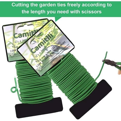 BAICCCF 10 M Lien Pour Végétaux Attache Torsadée Réutilisable Pour Plantes De Jardin De 5 BAICCCF 10 M Lien Pour Végétaux Attache Torsadée Réutilisable Pour Plantes De Jardin De – Image 3
