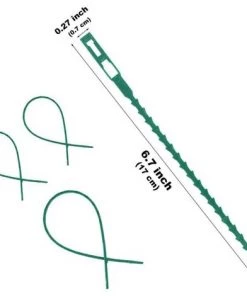 BAICCCF 50 Pcs Lien Pour Végétaux Réutilisable Plant Support Ties Réglable Plante Twist Tie Jardin Outil 13 CM -Accessoire de culture Soldes Boutique 60740847 3