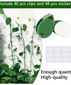 BAICCCF Tuteur Pour Végétaux 40 Pièces Greffoir Et Pince à Greffer Clips De Fixation Murale D'Escalade De Plantes,Support De Clips Muraux De Vigne De Plante, Support Invisible De Traction De Vignes à -Accessoire de culture Soldes Boutique 60740850 4