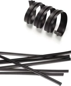 BAICCCF 12CM Twist Ties 500 Pcs Reusable And Durable Plastic Black Bread Ties. -Accessoire de culture Soldes Boutique 60740966 4