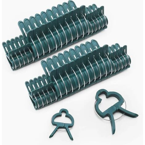 BAICCCF Lot De 40 Greffoir Et Pince à Greffer Clips De Jardin Pour Cage à Tomates, Clips De Tomates, Clips De Support Pour Piquets De Bambou, Plantes Grimpantes, Vignes 3 BAICCCF Lot De 40 Greffoir Et Pince à Greffer Clips De Jardin Pour Cage à Tomates, Clips De Tomates, Clips De Support Pour Piquets De Bambou, Plantes Grimpantes, Vignes