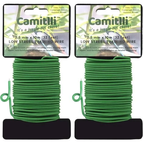 BAICCCF 2PCS X 10M Lien Pour Végétaux, 20M Réutilisable Garden Plant Wire Twist Tie,Plant Ties Heavy Duty Soft Wire Tie For Gardening Home Office Green 3 BAICCCF 2PCS X 10M Lien Pour Végétaux, 20M Réutilisable Garden Plant Wire Twist Tie,Plant Ties Heavy Duty Soft Wire Tie For Gardening Home Office Green
