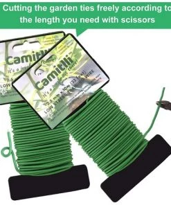BAICCCF 2PCS X 10M Lien Pour Végétaux, 20M Réutilisable Garden Plant Wire Twist Tie,Plant Ties Heavy Duty Soft Wire Tie For Gardening Home Office Green 9 BAICCCF 2PCS X 10M Lien Pour Végétaux, 20M Réutilisable Garden Plant Wire Twist Tie,Plant Ties Heavy Duty Soft Wire Tie For Gardening Home Office Green -Accessoire de culture Soldes Boutique 60740999 3