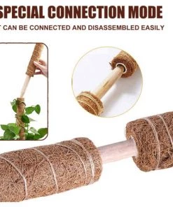 TANCYCO 2 Pièces 11.8 '' Poteaux De Mousse Support De Pieu Pour Plantes Grimpantes Bâtons De Totem En Fibre De Coco Pour Plantes En Pot à Pousser Vers Le Haut -Accessoire de culture Soldes Boutique 60906535 5