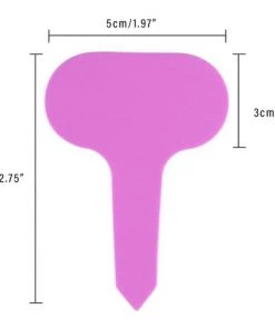 LangRay 100 étiquettes De Plantes De Type T étiquettes De Jardin Roses étiquettes Marqueurs De Plantes En Plastique Pour Herbes 5 X 7 Cm -Accessoire de culture Soldes Boutique 61164349 5