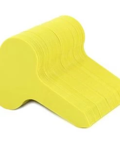 LangRay 100 étiquettes De Plantes De Type T étiquettes De Jardin Jaunes étiquettes Marqueurs De Plantes En Plastique Pour Herbes 5 X 7 Cm