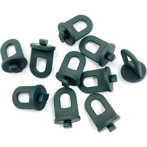 LangRay Lot De 10 Pinces Torsadées Pour Serre, Crochets En Plastique Pour Serre, Gadgets De Serre Durables Pour Serre, Pelouse, Jardin Et Pots De Jardinage (vert) 3 LangRay Lot De 10 Pinces Torsadées Pour Serre, Crochets En Plastique Pour Serre, Gadgets De Serre Durables Pour Serre, Pelouse, Jardin Et Pots De Jardinage (vert)