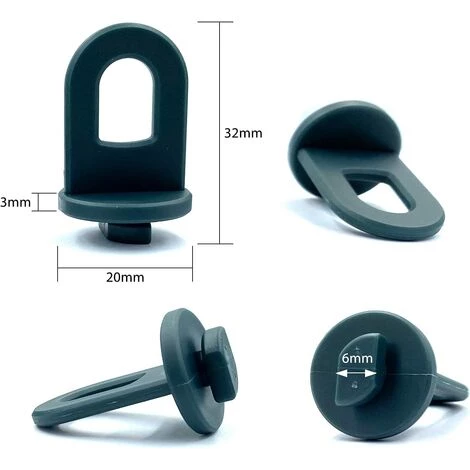 LangRay Lot De 10 Pinces Torsadées Pour Serre, Crochets En Plastique Pour Serre, Gadgets De Serre Durables Pour Serre, Pelouse, Jardin Et Pots De Jardinage (vert) 4 LangRay Lot De 10 Pinces Torsadées Pour Serre, Crochets En Plastique Pour Serre, Gadgets De Serre Durables Pour Serre, Pelouse, Jardin Et Pots De Jardinage (vert) – Image 2