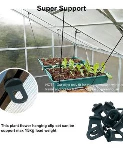 LangRay Lot De 10 Pinces Torsadées Pour Serre, Crochets En Plastique Pour Serre, Gadgets De Serre Durables Pour Serre, Pelouse, Jardin Et Pots De Jardinage (vert) 11 LangRay Lot De 10 Pinces Torsadées Pour Serre, Crochets En Plastique Pour Serre, Gadgets De Serre Durables Pour Serre, Pelouse, Jardin Et Pots De Jardinage (vert) -Accessoire de culture Soldes Boutique 61164377 5