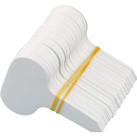 LangRay 100 étiquettes De Plantes De Type T étiquettes De Jardin Blanches étiquettes Marqueurs De Plantes En Plastique Pour Herbes 6 X 10 Cm 3 LangRay 100 étiquettes De Plantes De Type T étiquettes De Jardin Blanches étiquettes Marqueurs De Plantes En Plastique Pour Herbes 6 X 10 Cm