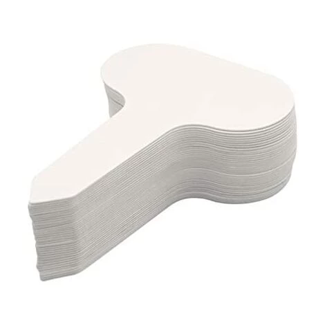 LangRay 100 étiquettes De Plantes De Type T étiquettes De Jardin Blanches étiquettes Marqueurs De Plantes En Plastique Pour Herbes 6 X 10 Cm 4 LangRay 100 étiquettes De Plantes De Type T étiquettes De Jardin Blanches étiquettes Marqueurs De Plantes En Plastique Pour Herbes 6 X 10 Cm – Image 2