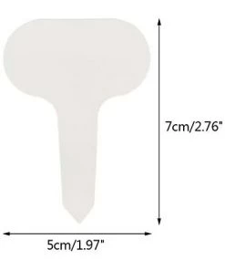 LangRay 100 étiquettes De Plantes De Type T étiquettes De Jardin Blanches étiquettes Marqueurs De Plantes En Plastique Pour Herbes 5 X 7 Cm 11 LangRay 100 étiquettes De Plantes De Type T étiquettes De Jardin Blanches étiquettes Marqueurs De Plantes En Plastique Pour Herbes 5 X 7 Cm -Accessoire de culture Soldes Boutique 61164575 5