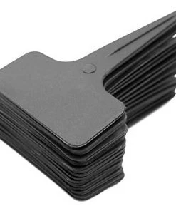 MEZHENG 100 Pcs Épais En Plastique Marqueurs Plant Étiquettes Noir T Type Jardin Plant Étiquettes Étanche 9 MEZHENG 100 Pcs Épais En Plastique Marqueurs Plant Étiquettes Noir T Type Jardin Plant Étiquettes Étanche -Accessoire de culture Soldes Boutique 61309599 3