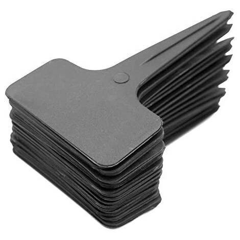 MEZHENG 100 Pcs Épais En Plastique Marqueurs Plant Étiquettes Noir T Type Jardin Plant Étiquettes Étanche 5 MEZHENG 100 Pcs Épais En Plastique Marqueurs Plant Étiquettes Noir T Type Jardin Plant Étiquettes Étanche – Image 3