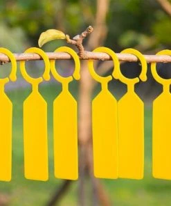 MEZHENG 100 Pièces D'étiquette D'arbre De Plante étiquette épaisse En Plastique Pour Jardinier étiquette De Jardin Suspendue Jaune -Accessoire de culture Soldes Boutique 61309849 4