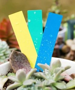 MINKUROW Étiquettes Pour Plante, 100 PCS 10 X 2 Cm Étiquettes De Jardinage, Marqueur De Jardin Plastique, Étiquettes De Jardin Imperméables, Marqueur Pépinière Imperméables En 6 Couleurs(bleu) -Accessoire de culture Soldes Boutique 61362919 4