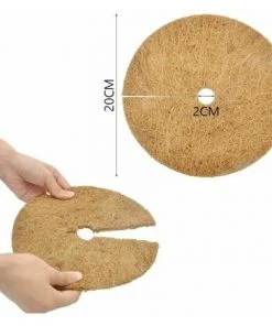 DECKON Couverture De Disque En Noix De Coco - 20 X 20 Cm- En Latex Naturel - Protection Contre Le Gel Et Le Froid Hivernal Des Plantes Et Des Arbres 6pcs -Accessoire de culture Soldes Boutique 61568315 4