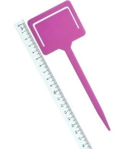 ROSIER Lot De 20 étiquettes Pour Plantes, En Plastique, Inscriptibles Avec Pince Pour Sachets De Semences, Résistant Aux Intempéries - 18 Cm - Rose,VEBTles -Accessoire de culture Soldes Boutique 61583967 5
