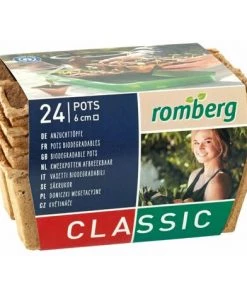 ROMBERG 24 Perles 6 Cm Quadr. <br /> 4 Bandes à 6 Pots