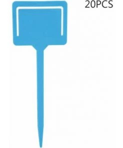 SINCèREETALI Lot De 20 étiquettes De Plantes, étiquette De Plantes En Plastique étanche De Type T Marqueurs De Piquets De Fleurs Jardinage Pour Jardin Pépinière Maison 17,8 X 6,3 Cm (bleu) -Accessoire de culture Soldes Boutique 63819341 4