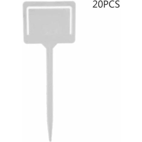SINCèREETALI Lot De 20 étiquettes De Plantes En Plastique étanches De Type T Marqueurs De Piquets De Fleurs Jardinage Pour Jardin Pépinière Maison 17,8 X 6,3 Cm (blanc) 6 SINCèREETALI Lot De 20 étiquettes De Plantes En Plastique étanches De Type T Marqueurs De Piquets De Fleurs Jardinage Pour Jardin Pépinière Maison 17,8 X 6,3 Cm (blanc) – Image 4
