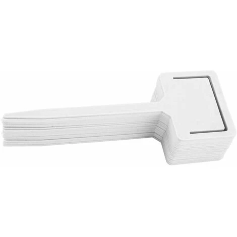 SINCèREETALI Lot De 20 étiquettes De Plantes En Plastique étanches De Type T Marqueurs De Piquets De Fleurs Jardinage Pour Jardin Pépinière Maison 17,8 X 6,3 Cm (blanc) 7 SINCèREETALI Lot De 20 étiquettes De Plantes En Plastique étanches De Type T Marqueurs De Piquets De Fleurs Jardinage Pour Jardin Pépinière Maison 17,8 X 6,3 Cm (blanc) – Image 5