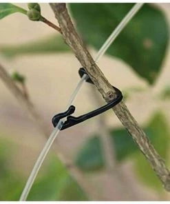 SINCèREETALI 100 Pièces Vignes Cravate Attachée Boucle Crochet Plante Légume Greffe Clips Agricole Serre Fournitures -Accessoire de culture Soldes Boutique 63820355 3