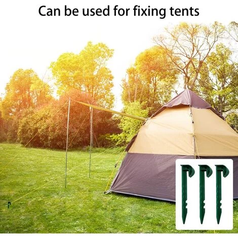 ARC-EN-CIéL Lot De 50 Piquets De Jardin En Plastique Avec Grand Support Pour Maintenir Les Filets De Protection Contre Les Mauvaises Herbes Ou Les Voiles D’hivernage-Arcenciél 7 ARC-EN-CIéL Lot De 50 Piquets De Jardin En Plastique Avec Grand Support Pour Maintenir Les Filets De Protection Contre Les Mauvaises Herbes Ou Les Voiles D’hivernage-Arcenciél – Image 5