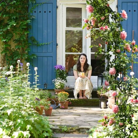 Relaxdays Arche à Rosiers En Métal, Portail De Jardin, HxLxP : 233 X 172 X 35 Cm, Rétro, Tuteur Plantes Grimpantes, Noir 6 Relaxdays Arche à Rosiers En Métal, Portail De Jardin, HxLxP : 233 X 172 X 35 Cm, Rétro, Tuteur Plantes Grimpantes, Noir – Image 4