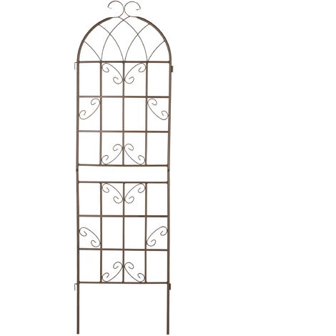 Relaxdays Tuteur à Tomates, En Lot De 2, Pour Plantes Grimpantes, En Métal, à Planter, H X L : Env. 179 X 52 cm, Marrron 4 Relaxdays Tuteur à Tomates, En Lot De 2, Pour Plantes Grimpantes, En Métal, à Planter, H X L : Env. 179 X 52 cm, Marrron – Image 2