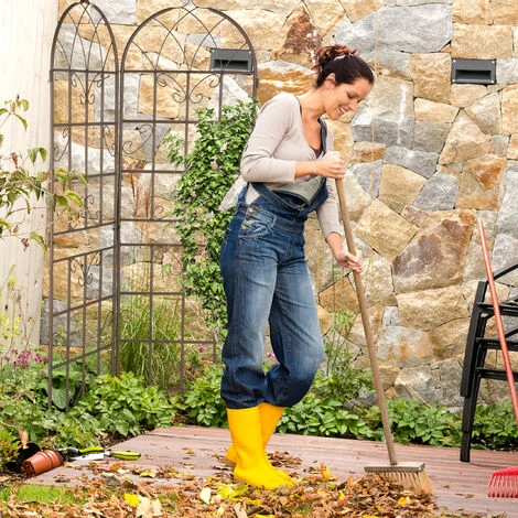 Relaxdays Tuteur à Tomates, En Lot De 2, Pour Plantes Grimpantes, En Métal, à Planter, H X L : Env. 179 X 52 cm, Marrron 6 Relaxdays Tuteur à Tomates, En Lot De 2, Pour Plantes Grimpantes, En Métal, à Planter, H X L : Env. 179 X 52 cm, Marrron – Image 4