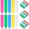Dontodent Etiquette Potager En Plastique Multicolore (Lot De 500) - 10 X 2 Cm - Pancarte Jardin Potager/Etiquette Jardin Imperméable En 5 Couleurs Pour Pépinière, Semences, Plantes Et Herbes，Superma