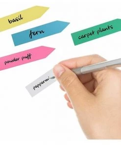 Dontodent Etiquette Potager En Plastique Multicolore (Lot De 500) - 10 X 2 Cm - Pancarte Jardin Potager/Etiquette Jardin Imperméable En 5 Couleurs Pour Pépinière, Semences, Plantes Et Herbes，Superma -Accessoire de culture Soldes Boutique 64615315 4