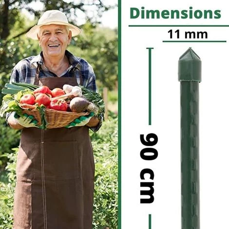 Lot De 20 Tuteurs Pour Plantes De 90cm ARTECSIS - Support Plante Grimpante Exterieur / Interieur 6 Lot De 20 Tuteurs Pour Plantes De 90cm ARTECSIS - Support Plante Grimpante Exterieur / Interieur – Image 4