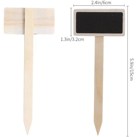 Étiquettes Potager, Mini Tableau En Bois Étiquettes Pour Plantes Pour Pot De Fleur Graine En Pot Herbes Légumes 20Pcs 56Vingt 4 Étiquettes Potager, Mini Tableau En Bois Étiquettes Pour Plantes Pour Pot De Fleur Graine En Pot Herbes Légumes 20Pcs 56Vingt – Image 2