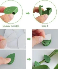 MONLY Lot De 50 Clips Muraux Autocollants Pour Plantes Grimpantes -Accessoire de culture Soldes Boutique 65002738 3