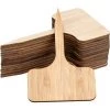 OSQI Lot De 24 étiquettes De Plantes En Bambou Respectueuses De L'environnement En Forme De T Pour Plantes, Graines, Fleurs, Légumes (10 X 6 Cm) -Accessoire de culture Soldes Boutique 65501106 1