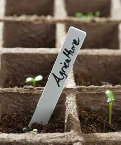 OSQI 100 étiquettes De Plantes En Plastique 10x2cm étiquettes De Jardin étanches Marqueurs De Semis En Plastique étiquettes De Plantes De Pépinière étiquettes De Pot De Fleur Plantes En PVC -Accessoire de culture Soldes Boutique 65501521 5