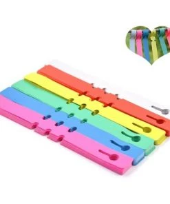 OSQI Étiquettes De Plantes, Marqueur De Jardin En Plastique Paquet De 120 Étiquettes De Plantes Suspendues Étanches Pour Plateaux De Semences Arbres D'Herbe Jardinage 6 Couleurs 20 * 2CM