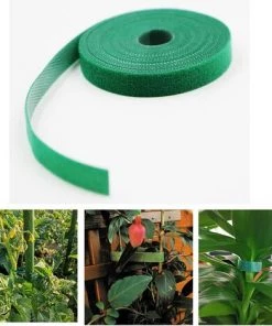 OSQI Attaches Pour Plantes, Attaches De Jardin, Attaches Pour Plantes Réutilisables, Attaches à Boucles Et à Crochets, Attaches Pour Plantes Souples, Supports Pour Plantes, Attaches Pour Tomates, Attaches Pour Raisins, Longueur 5 M X 4 Pièces -Accessoire de culture Soldes Boutique 65501705 2