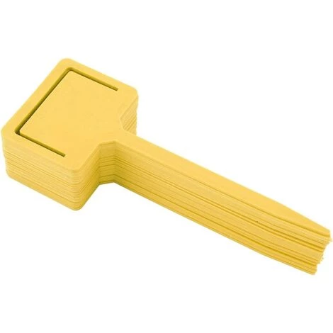 OSQI Lot De 20 étiquettes De Plantes En Plastique étanches De Type T Marqueurs De Piquets De Fleurs Jardinage Pour Jardin Pépinière Maison 17,8 X 6,3 Cm (jaune) 3 OSQI Lot De 20 étiquettes De Plantes En Plastique étanches De Type T Marqueurs De Piquets De Fleurs Jardinage Pour Jardin Pépinière Maison 17,8 X 6,3 Cm (jaune)