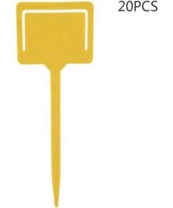 OSQI Lot De 20 étiquettes De Plantes En Plastique étanches De Type T Marqueurs De Piquets De Fleurs Jardinage Pour Jardin Pépinière Maison 17,8 X 6,3 Cm (jaune) 10 OSQI Lot De 20 étiquettes De Plantes En Plastique étanches De Type T Marqueurs De Piquets De Fleurs Jardinage Pour Jardin Pépinière Maison 17,8 X 6,3 Cm (jaune) -Accessoire de culture Soldes Boutique 65502831 4