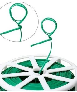 OSQI 2 Pcs Fil D'attache De Jardin, 328 Pieds/100m Fil De Support De Plantes Robuste Fil De Vigne De Jardin Réutilisable Avec Revêtement Vert Pour Jardinage, Plantes Grimpantes, Vignes, Tiges Et Câble Organiser 9 OSQI 2 Pcs Fil D'attache De Jardin, 328 Pieds/100m Fil De Support De Plantes Robuste Fil De Vigne De Jardin Réutilisable Avec Revêtement Vert Pour Jardinage, Plantes Grimpantes, Vignes, Tiges Et Câble Organiser -Accessoire de culture Soldes Boutique 65503520 3