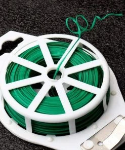 OSQI 2 Pcs Fil D'attache De Jardin, 328 Pieds/100m Fil De Support De Plantes Robuste Fil De Vigne De Jardin Réutilisable Avec Revêtement Vert Pour Jardinage, Plantes Grimpantes, Vignes, Tiges Et Câble Organiser 10 OSQI 2 Pcs Fil D'attache De Jardin, 328 Pieds/100m Fil De Support De Plantes Robuste Fil De Vigne De Jardin Réutilisable Avec Revêtement Vert Pour Jardinage, Plantes Grimpantes, Vignes, Tiges Et Câble Organiser -Accessoire de culture Soldes Boutique 65503520 4