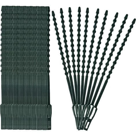 READCLY-Attaches De Plantes Réglable Attaches De Torsion En Plastique Flexible Attaches De Câble De Jardin Pour Aider à Soutenir Les Plantes, Vignes 17cm 100 Pièces (Vert Foncé) 3 READCLY-Attaches De Plantes Réglable Attaches De Torsion En Plastique Flexible Attaches De Câble De Jardin Pour Aider à Soutenir Les Plantes, Vignes 17cm 100 Pièces (Vert Foncé)