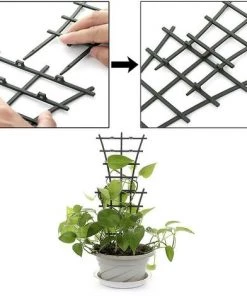 HELLO KITTY BAIN Plantes Grimpantes Treillis Grimpants Jardin Mini Pots En Plastique (2 Pièces) -Accessoire de culture Soldes Boutique 65623712 5