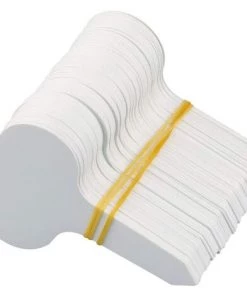 YIDOMDE 100 Pcs T-Type Plantes étiquettes Blanc Étiquettes D'étiquettes De Jardin Marqueurs De Plantes En Plastique Pour Herb 5 X 7 Cm