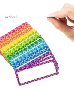 HKLFFJA 40 Pièces Étiquettes Magnétiques Effaçables à Sec 3 X 1,2 Pouces Étiquettes De Plaque Nominative Aimant Flexible Inscriptible Étiquettes De Nom Autocollantes Et Autocollants Pour Tableaux Blancs Réfrigérateur Et Artisanat, 8 Couleurs (3 X 1,2 Pouces) -Accessoire de culture Soldes Boutique 65747623 4